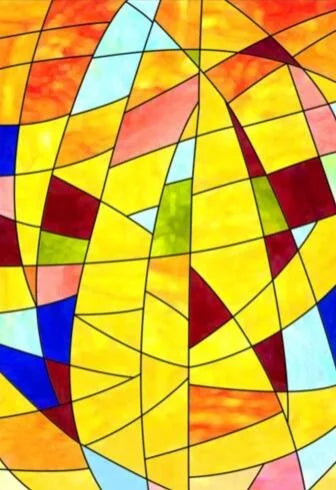 Custom size Window Film Stained Glass Films Retro Glass Window Film,Home Decorative Privacy Film Static Cling Glass Sticker