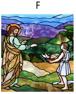 Custom Size Window Film Glass Films Jesus Christ Poster Stained Glass Sticker Self Adhesive/Static Cling Church Home Decor