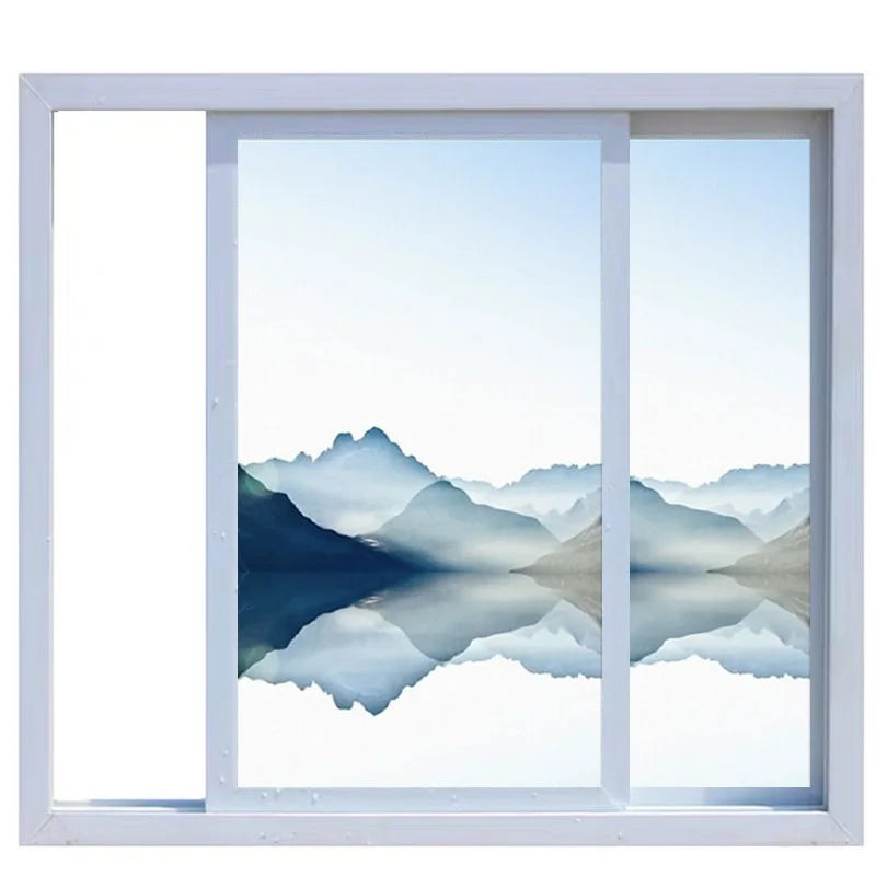 Window Films Glass Film Stickers, Self Adhesive, Static Cling, Frosted Privacy Sticker, Lake Hills Picture, Custom Size