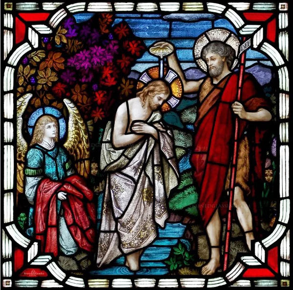 Custom Stained Glass Window Film,PVC Self-Adhesive Window Films,Retro Church Jesus, Home Decor Foil Stickers, Window Treatment