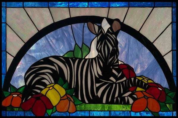 Custom Size Stained Glass Window Film, Transom Frosted Glass Sticker, Kitchen Room Door, Bathroom, Home Decor