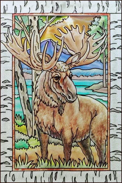 Customized Stained Glass Film Window Films Static Cling Frosted Sticker Church Peacock Birds Cat For Door Bathroom Home Decor