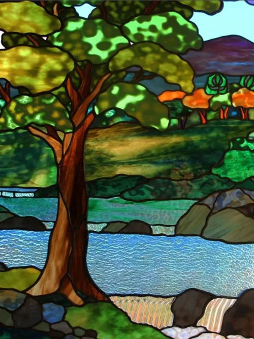 Window Film Frosted Stained Glass Films,Customized Static Cling Door Sticker,Privacy Protection Reusable Home-Decor