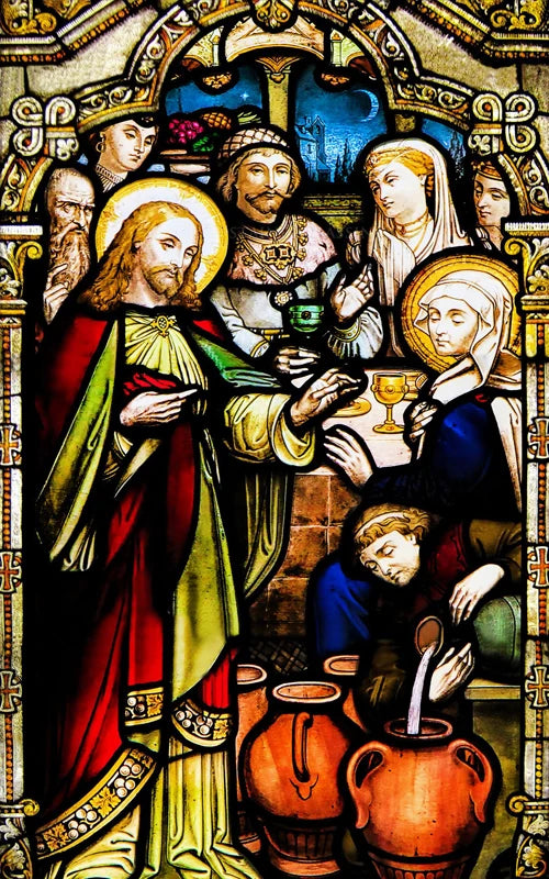 Custom Frosted Stained Glass Window Film, Static Cling ,Church Jesus Christ Blessed Mary Stickers, Window Treatment, Home Decor