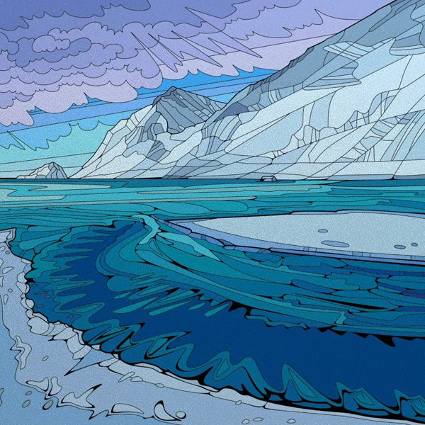 Frosted Stained Glass Window Film, Customized Ocean Boat Color, Static Cling Sticker,Home Decor Foil, Treatment