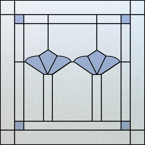 Stained Glass Window Film Frosted Glass Sticker,Custom made to fit any Window Size or Shape, ,Church Static Cling,Home Decor