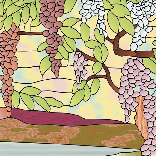 Window Film Frosted Stained Glass Films,Customized Church Design Static Cling Sticker,Home Decor Foil Window Treatment