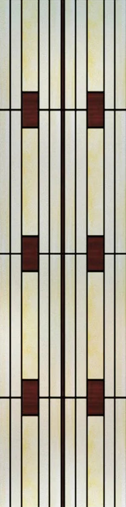 Custom Size Stained Glass Window Film, Frosted Privacy, Static Cling, Retro Matte,Door Sticker, Bathroom, Office, Home Decor