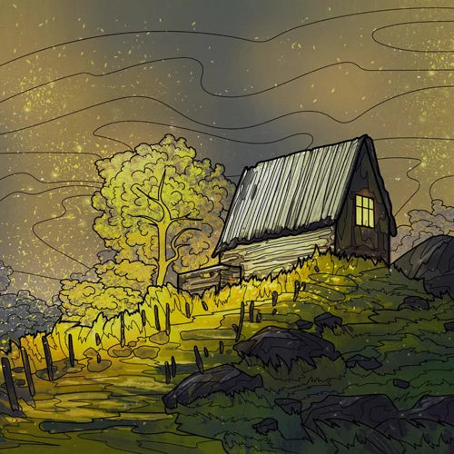 Custom Size Stained Glass Films,Privacy Static Cling,Print Castle, Sailboat, House Door Sticker,Office, Home Decor