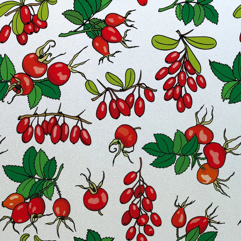 Window Film Frosted Stained Glass Films Customized Art Deco Design Leaves Static Cling Sticker,Home Decor Foil Window Treatment