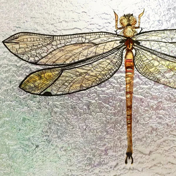 Custom Size Stained Glass Film,3D Frosted Static Cling Window Films,Decor Foil Stickers, Window Treatment for Square Glass Door