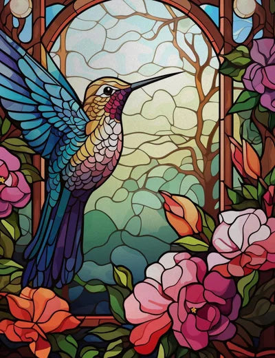 Custom Size Window Stained Glass Films,Bird,Peacock, Static Cling Stickers For Bathroom Bedroom Door Office Home Decor