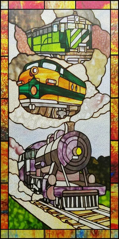 Custom Size Window Film, Stained Glass Stickers, Static Cling, Frosted Privacy, Classic Style, for Window Door, Home Decor