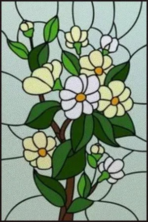 Window Film Frosted Stained Glass Films,Customized Privacy Static Cling,Flower Sun Fruit Fish Cat,Door Sticker,Office Home Decor