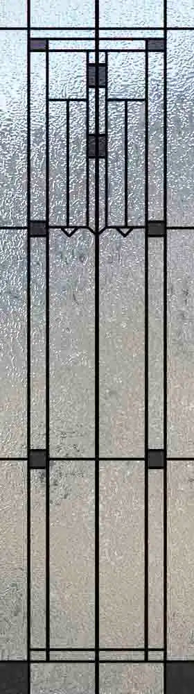 Custom Size Window Glass Films ,Privacy Window Stickers 3D Frosted Glass Film Prairie School Style Decorative Static Cling