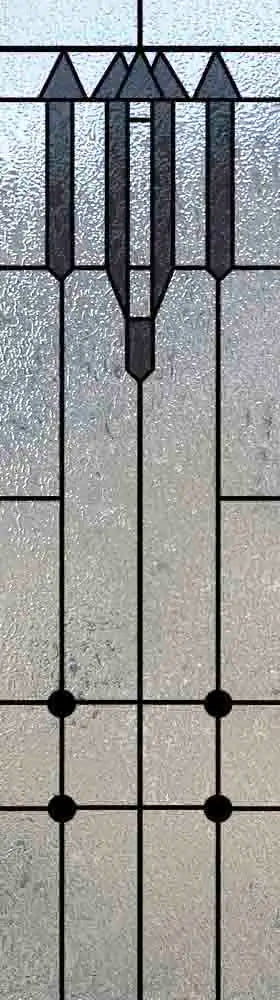 Custom Size Window Glass Films ,Privacy Window Stickers 3D Frosted Glass Film Prairie School Style Decorative Static Cling