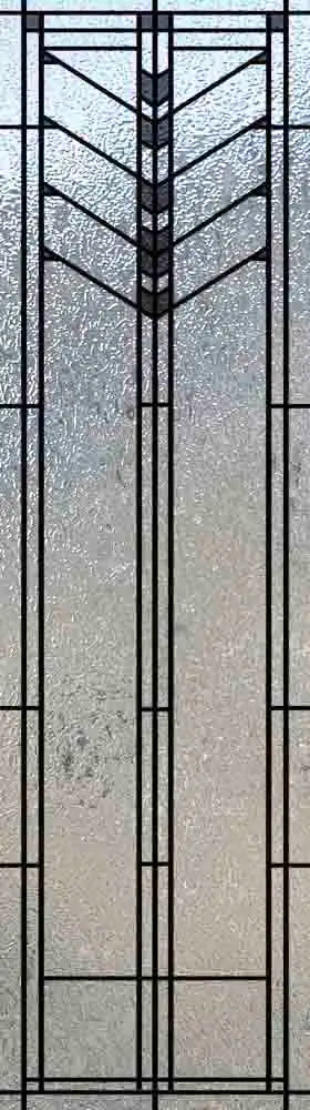 Custom Size Window Glass Films ,Privacy Window Stickers 3D Frosted Glass Film Prairie School Style Decorative Static Cling