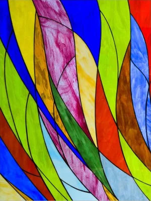 Window Film Frosted Stained Glass Films Rainbow Effect Privacy Decorative Static Cling Sticker For Home Kitchen Bathroom Office