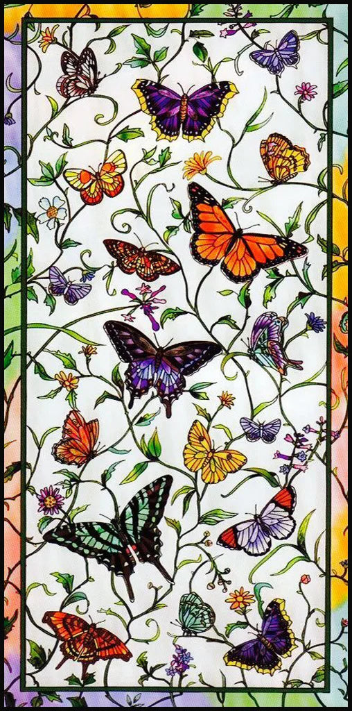 Custom Window Film Frosted Stained Glass Films Privacy Static Cling Door Sticker For Bathroom Kitchen Office Cabinet Home Decor