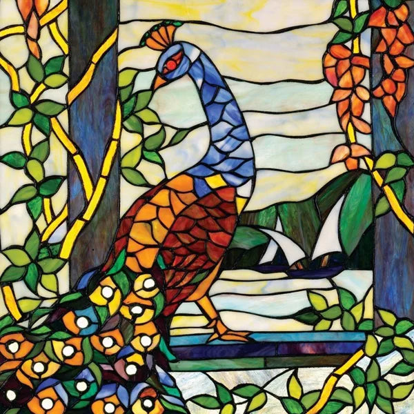 Stained Glass Window Film, Frosted Privacy, Static Cling, Retro Sticker for Bathroom, Cabinet, Door, Home Decor, Skylight Covers