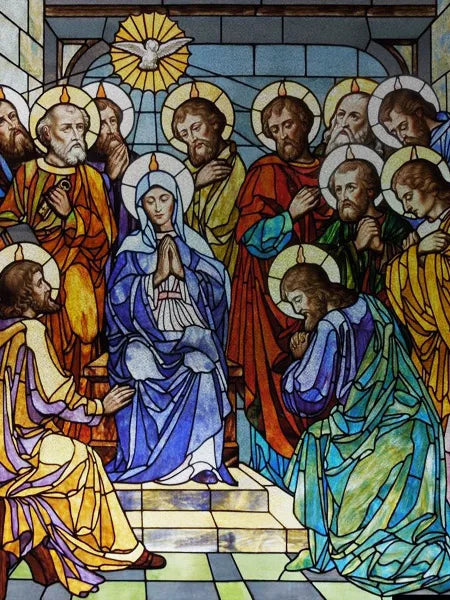 Custom Size Stained Glass Window Film Church style Jesus Angel Picture Sticker Frosted Static Cling Home Church Office Decor