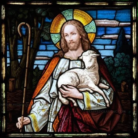 Custom Frosted Stained Glass Window Film,PVC Self-Adhesive Window Films,Retro Church Jesus Decor Foil Stickers, Window Treatment