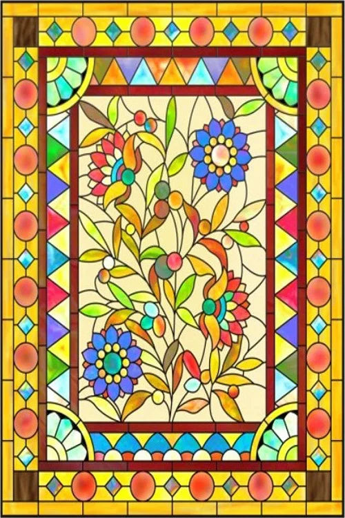 Customized Stained Glass Film Window Films,Static Cling Frosted Church Crosses,Bathroom Kitchen Cupboard Door Sticker Home Decor