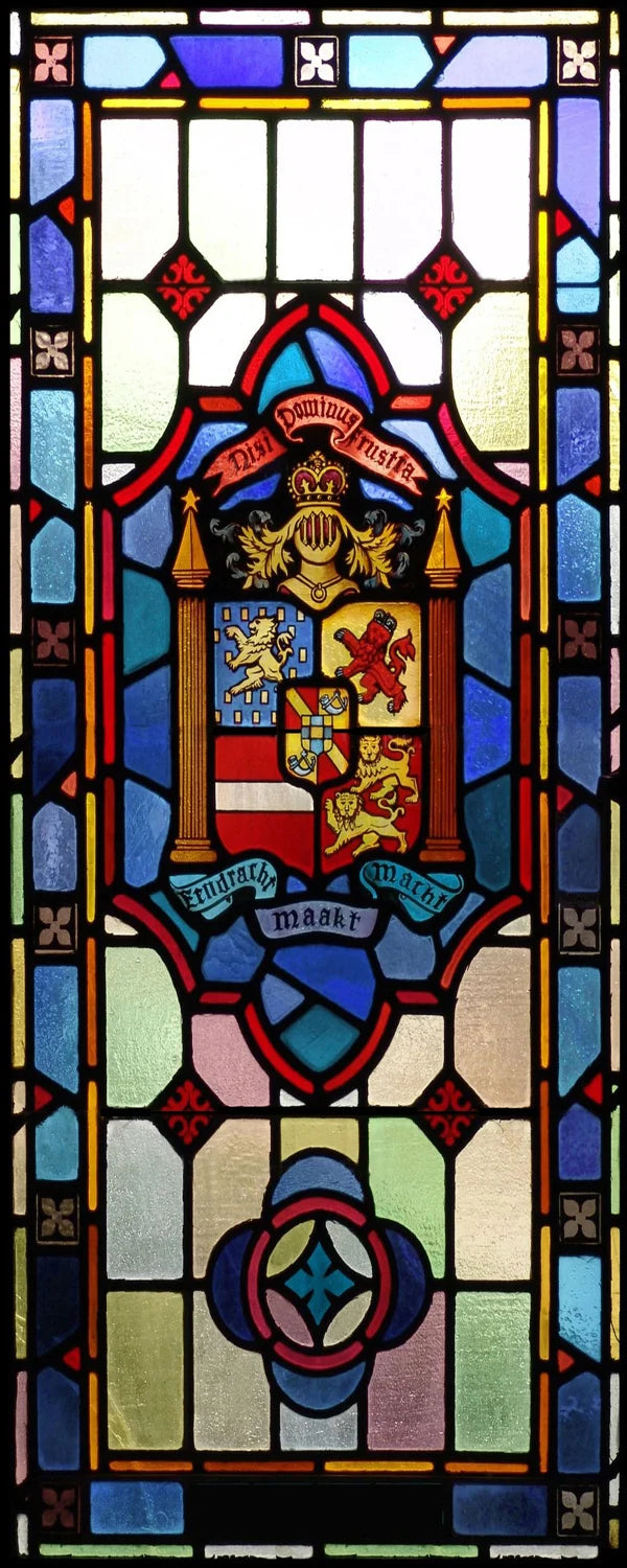 Window Film Frosted Stained Glass Films Door Sticker,Customized Crosses Static Cling Church Pattern for Office Home Decor