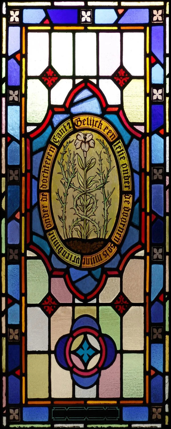 Window Film Frosted Stained Glass Films Door Sticker,Customized Crosses Static Cling Church Pattern for Office Home Decor