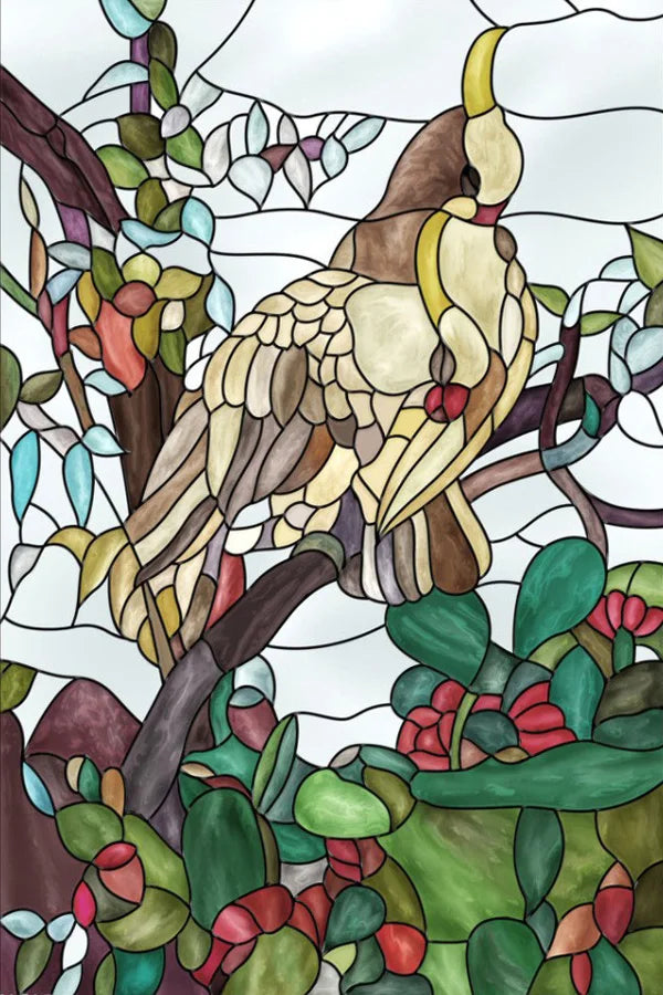 Window Film Frosted Stained Glass Films,Customized Church Home Foil Door Stickers Satic Cling For Bathroom Kitchen Door Skylight