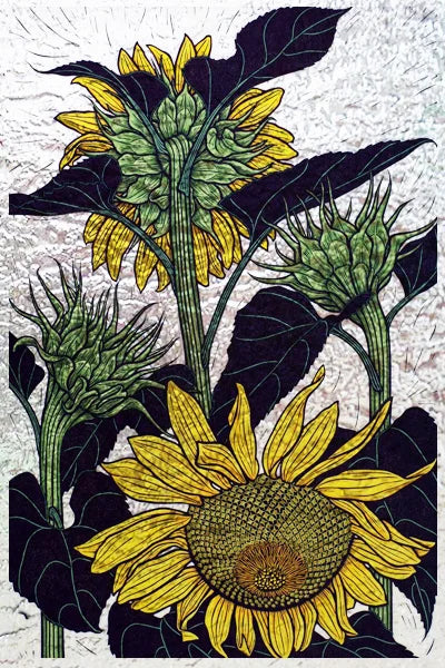 Stained Glass Window Film 3D Frosted Privacy Static Cling Door Stickers Plant Florl Custom Size  For Bathroom Office Home Decor