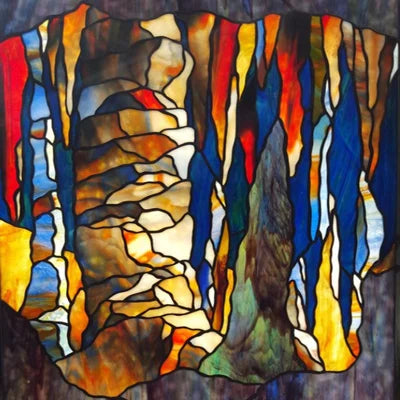 Window Film Frosted Stained Glass Films,Customized Static Cling Stickers,Shower Bathroom Kithchen Skylight Decor Scenic Tree