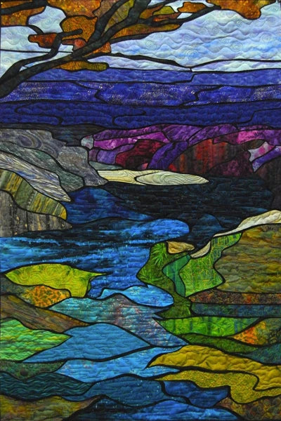 Custom Size Stained Glass Films,Frosted Privacy, Static Cling Poster, Retro Tree Scenic Color Printing Window Film Door Stickers