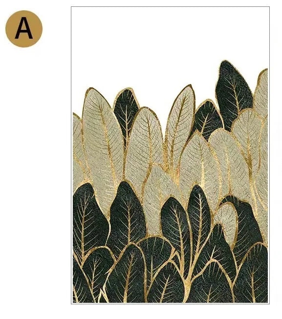 Custom Glass Films Window Film Electrostatic Frosted Sticker Door Stickers Waterproof Home Decor Gold Black White Leaf Pattern