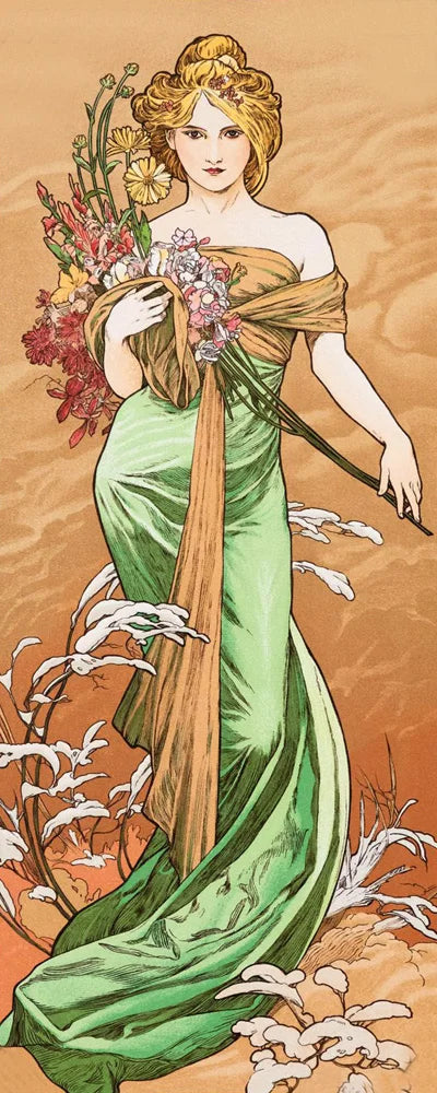 Custom Size Stained Glass Window Film Mucha Stickers Static Cling For Kitchen Bathroom Bedroom Glass Sliding Door Home Decor