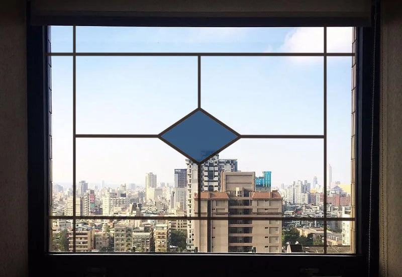 Custom Size 2 Double Sided Glass Door Window Film,Decals Sticker,Alert Birds,Dogs,Kids,Guests.Warn Protect Safety Static Cling