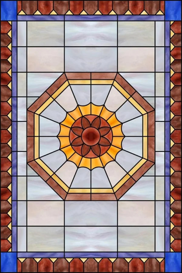 Window Film Frosted Stained Glass Films,Customized Church Home Foil Door Stickers Satic Cling For Bathroom Kitchen Door Skylight