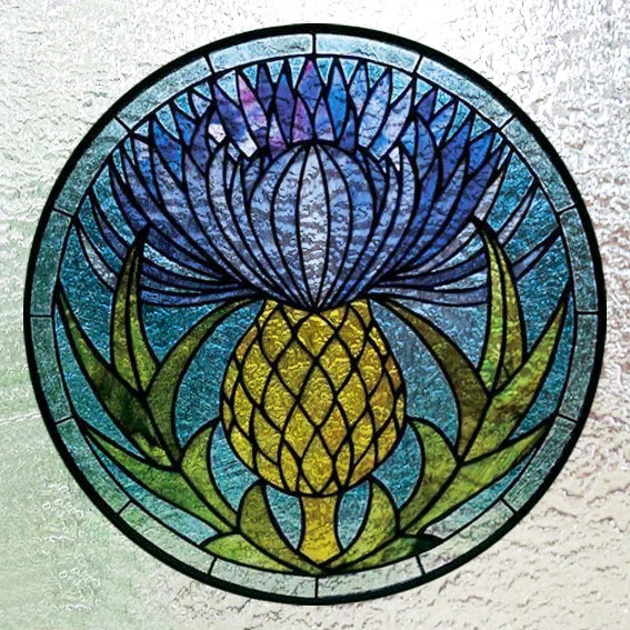 Custom 3D Frosted Stained Glass Window Film, Static Cling,Retro Church Jesus Birds Cat Home Decor Stickers Rose Window Treatment