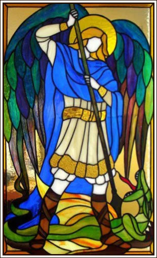 Custom Size Stained Glass Window Film, Static Cling Mermaid /Angel/Jesus Picture For Kitchen Bathroom Bedroom Glass Home Decor