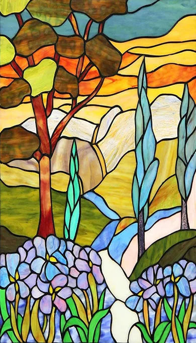 Window Film Stained Glass Films Frosted Static Cling Light-transparent Opaque Privacy Glass Sticker Kitchen Bathroom Home Decor