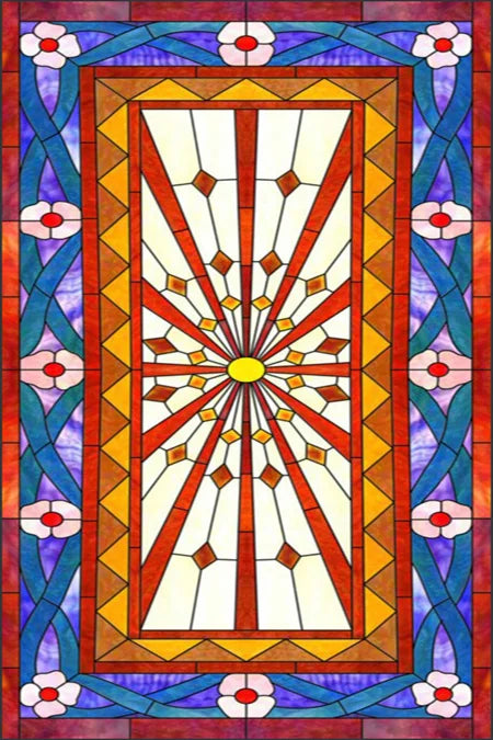 Customized Stained Glass Film Window Films,Static Cling Frosted Church Crosses,Bathroom Kitchen Cupboard Door Sticker Home Decor