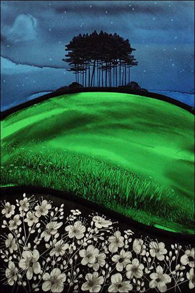 Custom Size Stained Glass Window Film Decorative Frosted Privacy Sticker Non Adhesive Static Cling Removable Retro Village Life