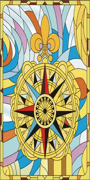 Customized Size Stained Glass Film Window Films Static Cling Frosted Church Sticker Bathroom Kitchen Cupboard Door Home Decor