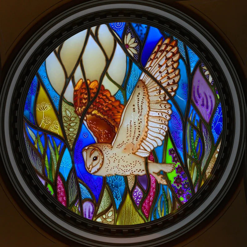 Window Film Stained Glass Films Frosted Privacy Static Cling Sticker Rabbit For Bathroom Cabinet Door Home Decor Skylight Covers