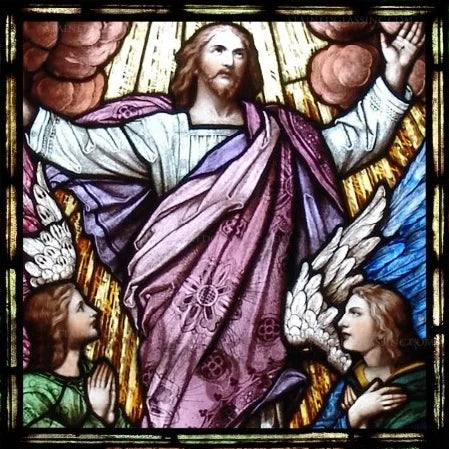 Custom Frosted Stained Glass Window Film,PVC Self-Adhesive Window Films,Retro Church Jesus Decor Foil Stickers, Window Treatment