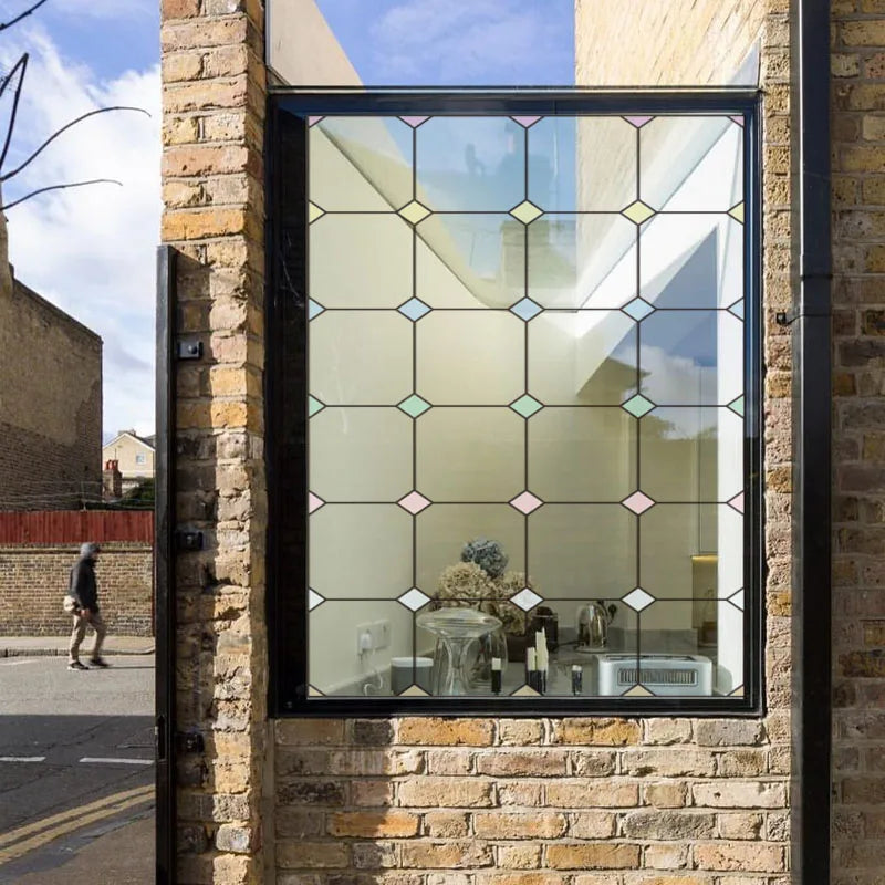 2 Double Sided Glass Door Window Sticker,Decals Glass Window Film,Alert Birds,Dogs,Kids,Guests.Warn Protect Safety Static Cling