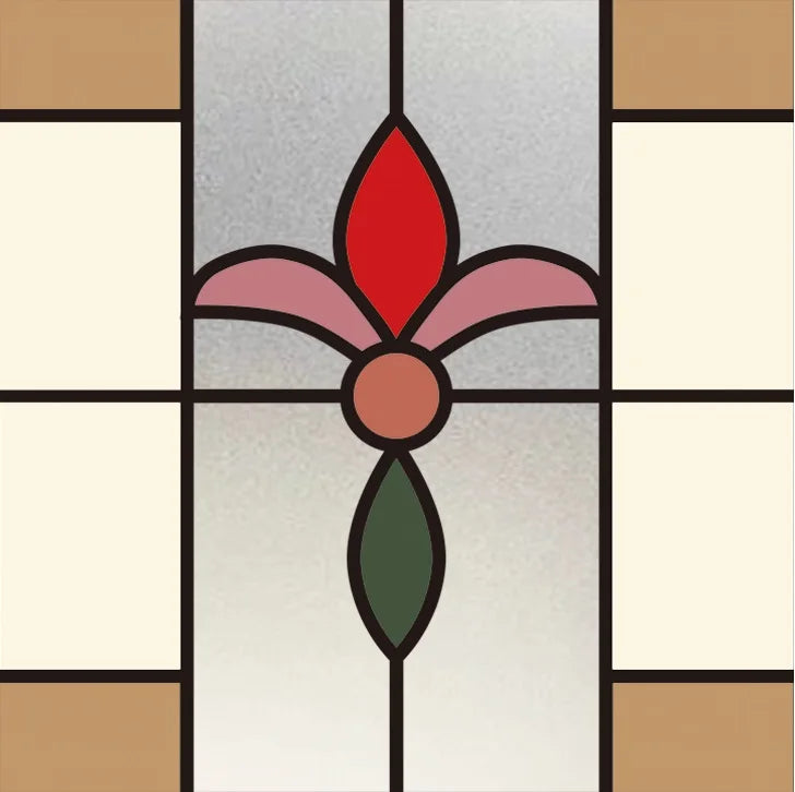 Custom size Window Film Stained Glass Films Frosted Privacy Film Static Cling Removable Sticker Bedroom Kitchen Bathroom Decor