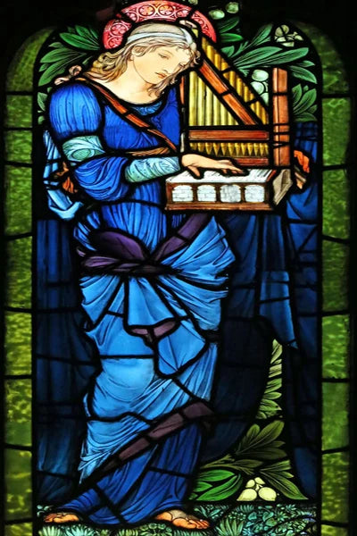 Custom Size Stained Glass Window Film, Church Sticker, Girl Painting, Kitchen, Bathroom, Bedroom, Sliding Door, Home Decor