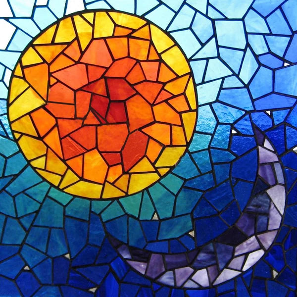 Stained Glass Window Film, Frosted Privacy, Static Cling, Retro Sticker for Bathroom, Cabinet, Door, Home Decor, Skylight Covers