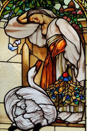 Frosted Stained Glass Window Film, Custom Size, Static Cling, People Girls Angel Sticker, Room, Kitchen, Office, Home Decor